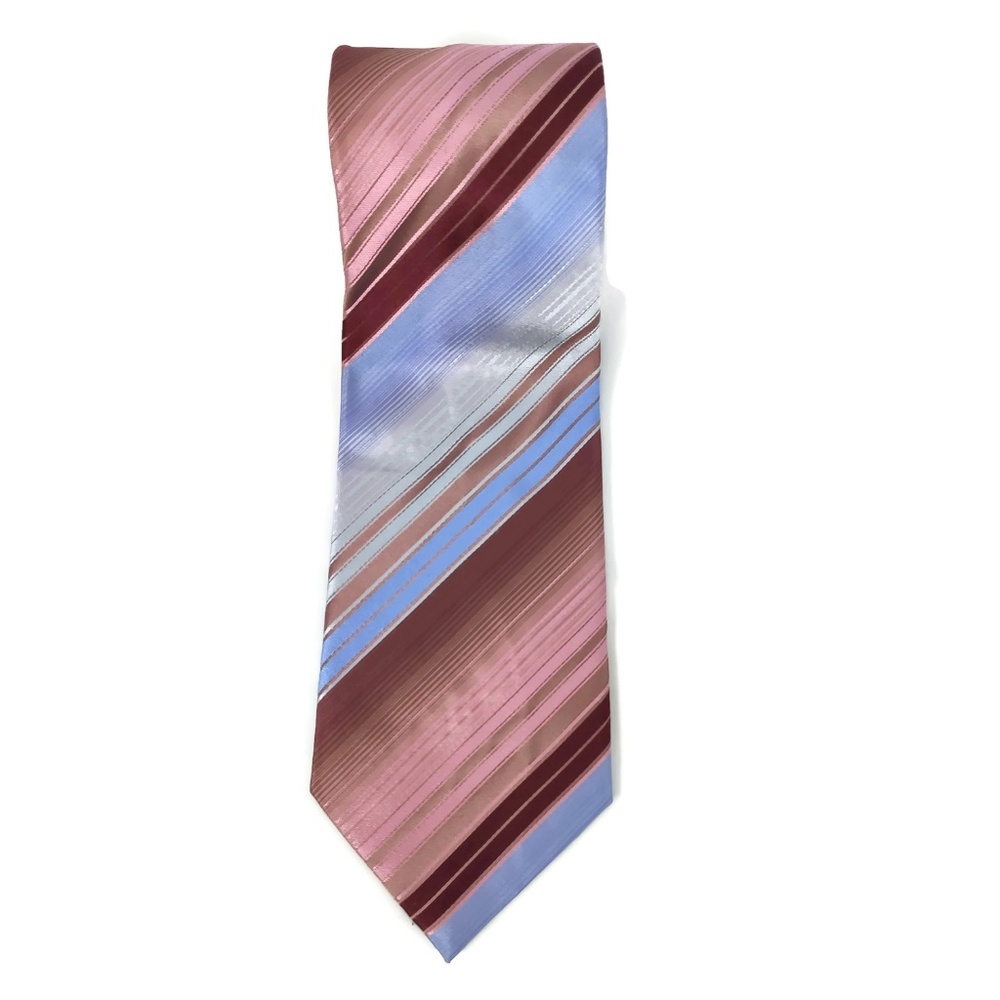 Kenneth Cole New York Silk Neck Striped‎ Tie 59"